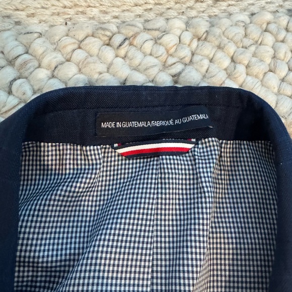 Tommy Hilfiger Navy Blue wool blend Suit with pinstripes - Picture 2 of 9
